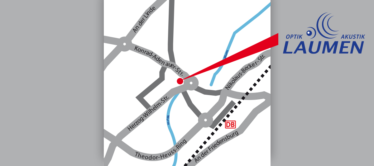 Laumen Optik: Lageplan